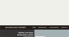 Desktop Screenshot of milwaukeeluxuryapartments.com